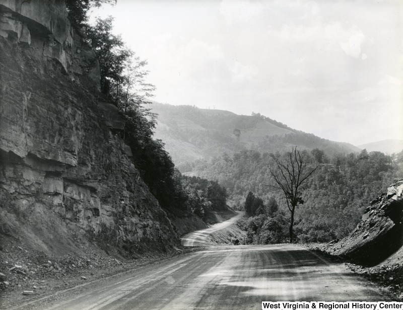 A landscape of Route #5 near Seneca, in Pendleton County, West Virginia.