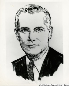 A drawing of Congressman Arch A. Moore, Jr.